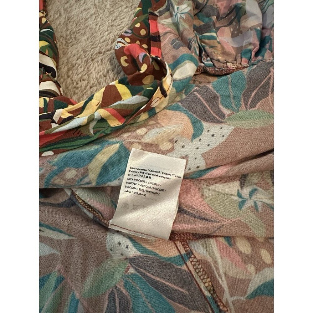 Farm Rio x Anthropologie Fiesta Wrap Maxi Dress Size S - Picture 12 of 16